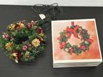 Kerstversiering / kerstkrans met verlichting, Diversen, Ophalen of Verzenden, Zo goed als nieuw