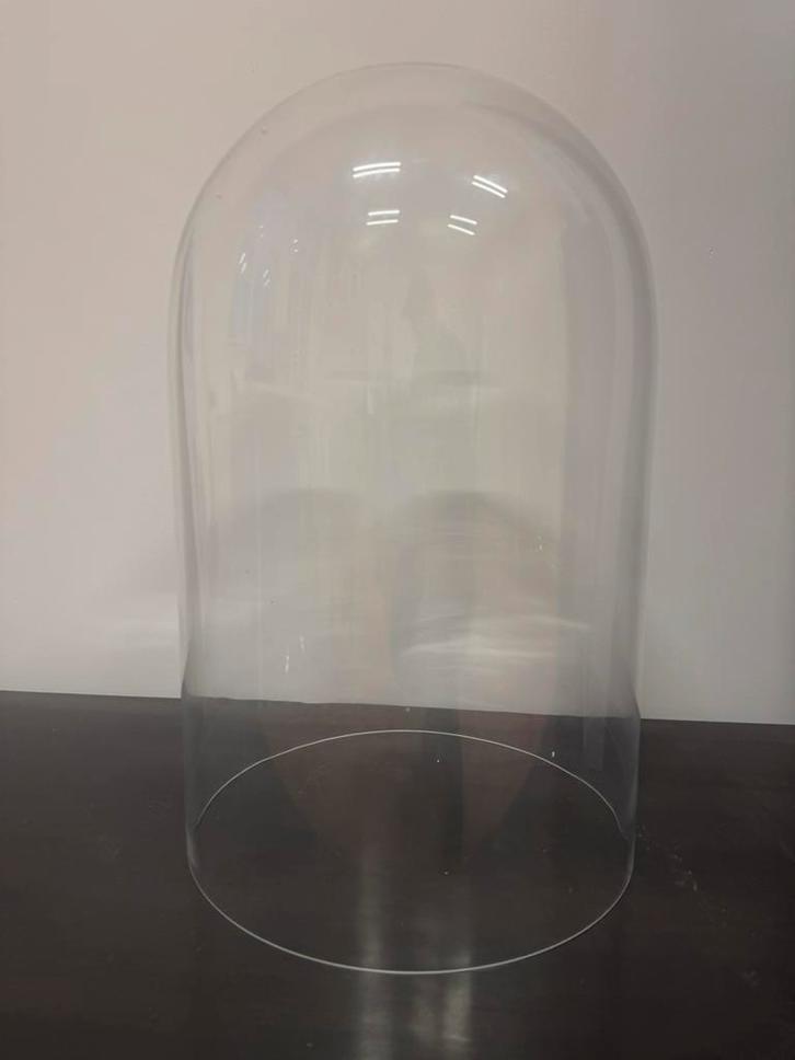 Glazen stolp, Huis en Inrichting, Woonaccessoires | Stolpen, Zo goed als nieuw, Ophalen of Verzenden