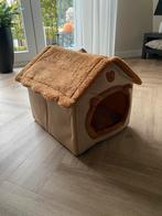 Honden/ poezen slaap huisje van zacht materiaal(stof), Dieren en Toebehoren, Ophalen of Verzenden, Zo goed als nieuw, Minder dan 65 cm
