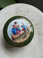 porcelain jewelry box Limoges. France.P. Pastaud, Verzenden