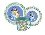 Bluey Kinderservies met Mok - Magnetron, Ophalen of Verzenden, Nieuw
