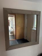 Grote spiegel in simpele steigerhouten omlijsting, Huis en Inrichting, Woonaccessoires | Spiegels, Ophalen, Gebruikt, 100 tot 150 cm