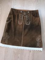 Oostenrijkse suede lederhosen rok, Kleding | Dames, Rokken, Maat 38/40 (M), Bruin, Ophalen of Verzenden, Zo goed als nieuw
