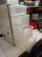 Kunststof Ladekast - 4 Lades, Ophalen, Gebruikt, Minder dan 100 cm, 25 tot 50 cm