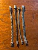 Armband, Ophalen of Verzenden, Gebruikt, Zilver, Staal