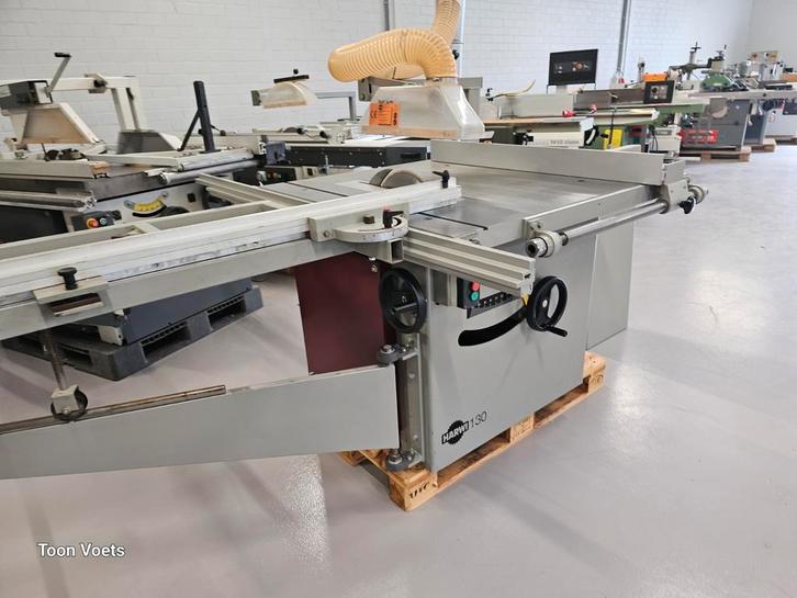 Harwi Cirkelzaag met roltafel Type 130, Doe-het-zelf en Verbouw, Gereedschap | Zaagmachines, Gebruikt, Cirkelzaag, 1200 watt of meer