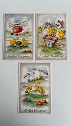 Vrolijk Paasfeest.Kuikens, eieren,parachute,helikopter etc, Verzenden, Ongelopen