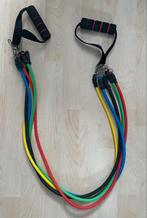 Weerstandsbanden set - 5 elastieken voor elke fitness niveau, Sport en Fitness, Fitnessmaterialen, Ophalen, Gebruikt, Weerstandband