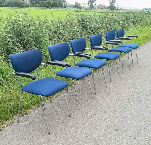 Gebroeders de Wit - Stoelen - (6 st / Gispen / 70's), Huis en Inrichting, Stoelen, Gebruikt, Ophalen