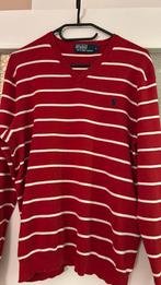 Ralph Lauren V-Hals trui rood wit maat L, Kleding | Dames, Truien en Vesten, Ophalen of Verzenden, Zo goed als nieuw, Rood