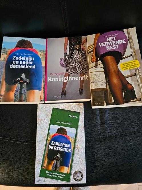 Boeken lisa van sambeek, zadelpijn, koninginnerit, verwende, Boeken, Chicklit, Zo goed als nieuw, Ophalen of Verzenden