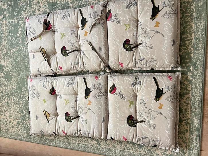 Hartman Tuinstoelkussens - Mooi Motief (2 stuks), Tuin en Terras, Tuinstoelen, Gebruikt, Overige materialen, Ophalen