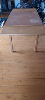 Koopje 1 tientje retro tafel!, Ophalen, Gebruikt, 50 tot 100 cm, Minder dan 50 cm