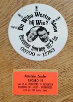 Stickers amateurzender radio Wibo Westra/Apollo 15,DEVENTER, Ophalen of Verzenden