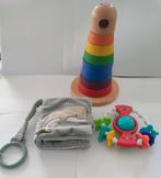 3 Baby speeltjes. Samen € 3,--., Ophalen, Gebruikt, Rammelaar