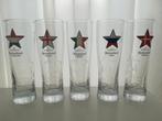Heineken bierglazen (Euro 2020) - 5 stuks, Ophalen of Verzenden, Nieuw, Glas of Glazen, Heineken