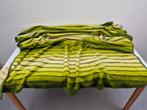 Vintage deken/woondeken Acryl. Groen gestreept., Huis en Inrichting, Ophalen of Verzenden, ., ., .