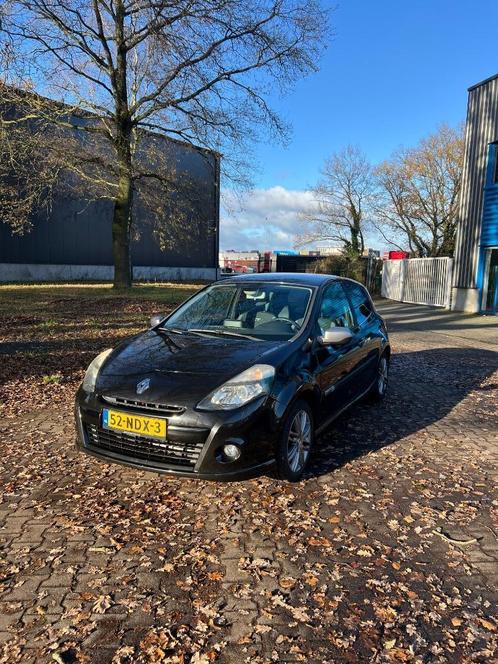Renault Clio 1.6 16V 94KW 3-DRS 2010 Zwart - Veel Opties!, Auto's, Renault, Bedrijf, Clio, Airconditioning, Bluetooth, Bochtverlichting