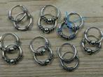 Oorringetjes - 1,2 x12 mm - Echt Zilver - 6 modellen, Htpps://www.toas.nl, Hangers, Verzenden, Nieuw