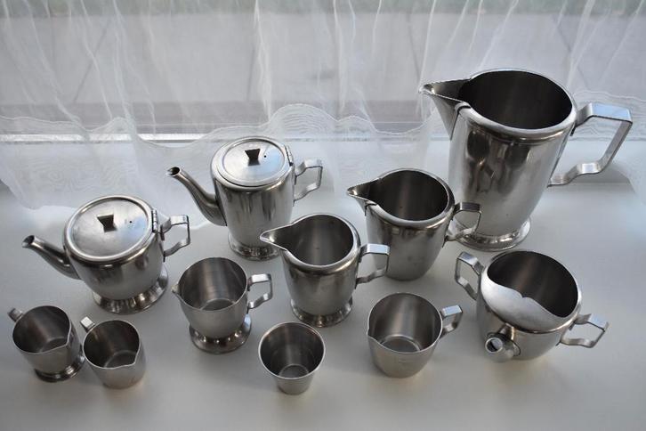 Gero Zilmeta schenkkan thee koffiepot jus sauskom theezeef, Huis en Inrichting, Keuken | Potten en Pannen, Gebruikt, Overige typen