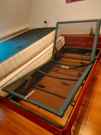 Auping spiraalbodem elektrisch verstelbaar hoofdeinde 90x200, Huis en Inrichting, Ophalen, Gebruikt, 90 cm, Eenpersoons