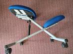Ergonomische Kniel bureaustoel - in hoogte verstelbaar, Ophalen, Blauw, Zo goed als nieuw, Bureaustoel