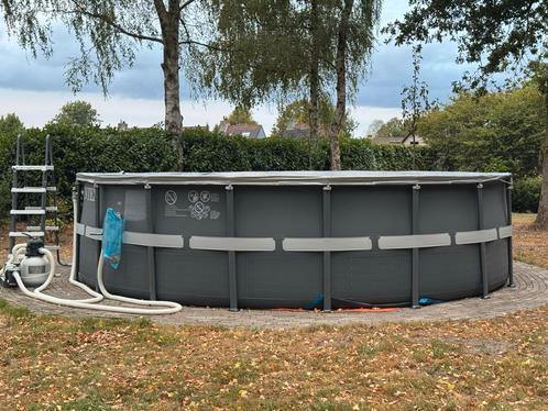 Intex Ultra XTR Zwembad - Ø 549 x 132 cm, Tuin en Terras, Zwembaden, Gebruikt, Opzetzwembad, 120 cm of meer, 400 cm of meer, 300 cm of meer