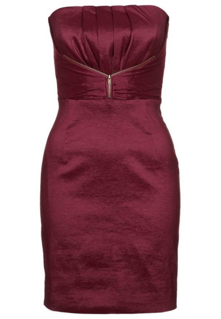 Korte jurk bordeaux cocktailjurk Vila Foxella 36 of S, Kleding | Dames, Gelegenheidskleding, Nieuw, Cocktailjurk, Maat 36 (S)