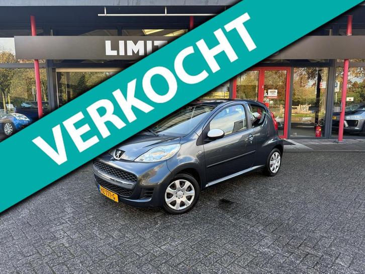Peugeot 107 1.0-12V Black & Silver Airco/Carplay/Nw.koppelin, Auto's, Peugeot, Bedrijf, Te koop, ABS, Airbags, Airconditioning