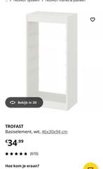 Trofast ikea kast, Minder dan 50 cm, Gebruikt, Ophalen of Verzenden, Minder dan 100 cm