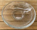 Handgeblazen glazen schaal van Siem van der Marel, Schaal, Rond, Ophalen of Verzenden, Glas