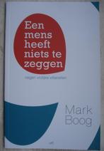 Mark Boog - Een mens heeft niets te zeggen -Poëzie week 2023, Ophalen of Verzenden, Nieuw