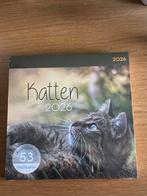 Katten ansichtkaarten kalender 2026, Ophalen of Verzenden, Weekkalender, Nieuw