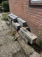 Stenen Borderbak 15x15x60, Tuin en Terras, Bielzen en Borders, Ophalen, Gebruikt, Border, Beton