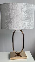 TAFEL LAMP OVAAL RINGLAMP GOUD VELVET KAP ERIC KUSTER STIJL, Ophalen of Verzenden, Nieuw