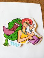 Sticker Slimer uit The Real Ghostbusters 7x9,5cm 1988, Ophalen of Verzenden, Nieuw, Bedrijf of Vereniging