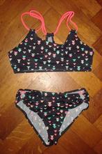 Decathlon Olaian bikini, zwart aqua koraal driehoek, mt 164, Meisje, Ophalen of Verzenden, Olaian, Sport- of Zwemkleding