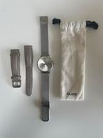 CLUSE Minuit Mesh Full Silver horloge CL30023 leren bandje, Sieraden, Tassen en Uiterlijk, Horloges | Dames, Gebruikt, Ophalen of Verzenden