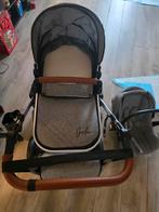 Mooie Kinderwagen te koop met alles erbij, Zo goed als nieuw, Combiwagen, Verstelbare duwstang, Ophalen