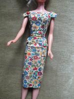 Vintage barbie Floral Jurkje mattel, Verzamelen, Poppen, Kleertjes, Zo goed als nieuw, Verzenden