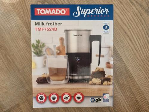 Tomado TMF7524B - Elektrische Melkopschuimer - Warm en koud, Huis en Inrichting, Keuken | Keukenbenodigdheden, Nieuw, Ophalen of Verzenden