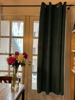Dark green velvet blackout curtains (pair), Ophalen, Minder dan 100 cm