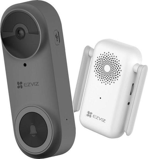 Ezviz DB2 NIEUW IN DOOS, Huis en Inrichting, Deurbellen, Nieuw, Draadloos, Ingebouwde camera, Compatibel met smartphone, Bewegingsdetectiesensor