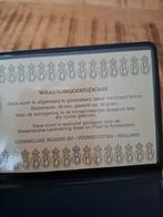 Verzilverde Bronzen Munt Boek & Plaat, Ophalen of Verzenden, Overige waardes, Losse munt, Zilver