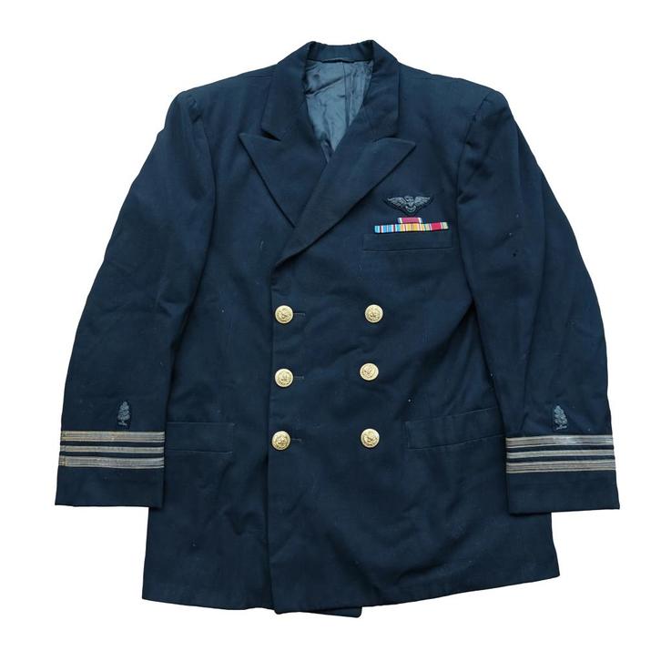 WWII US Navy Officers Jacket Pilot Named, Verzamelen, Militaria | Tweede Wereldoorlog, Marine, Kleding of Schoenen, Amerika, Ophalen of Verzenden