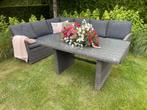 Zeer mooie diningeset met hoge tafel, ., 6 zitplaatsen, Ophalen of Verzenden, Zo goed als nieuw
