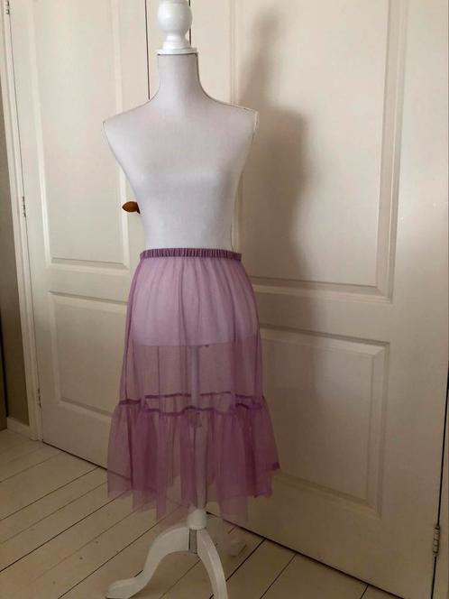 Noa Noa Petticoat / Onderrok / Tule / Lila / M, Kleding | Dames, Rokken, Zo goed als nieuw, Maat 36 (S), Paars, Onder de knie