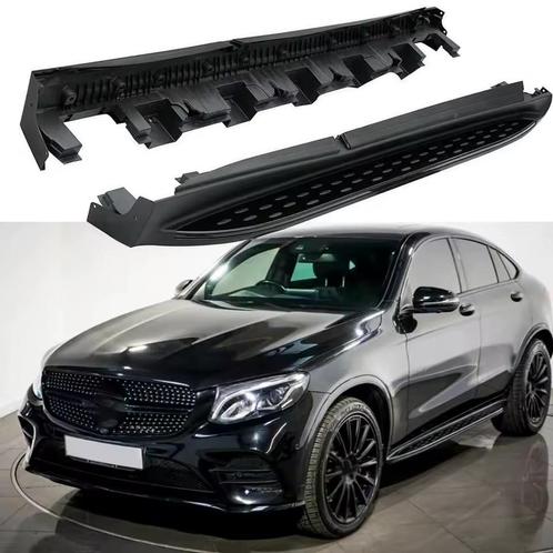 Zwarte treeplanken sidesteps Mercedes glc x253 15-19, Auto-onderdelen, Carrosserie en Plaatwerk, Deur, Mercedes-Benz, Links, Rechts