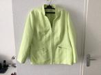 Lichtgeel Suede-achtig Jasje - Maat 42/44, Ophalen of Verzenden, Zo goed als nieuw, Maat 42/44 (L), Geel