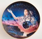 Vintage Franklin Mint wandbord met gouden rand, Antiek en Kunst, Ophalen of Verzenden